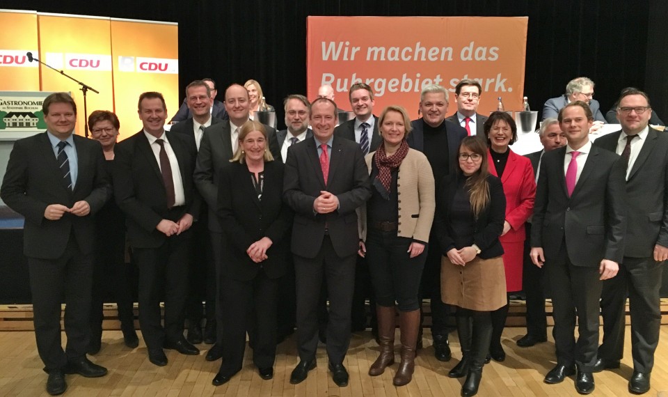 Die Kandidaten der CDU Ruhr für die Bundestagswahl 2017 (Foto: CDU Ruhr)